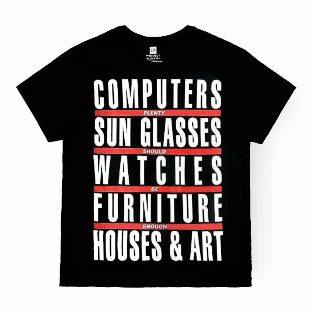 RARE Gap X Barbara Kruger 2008 Whitney Biennial T-Shirt